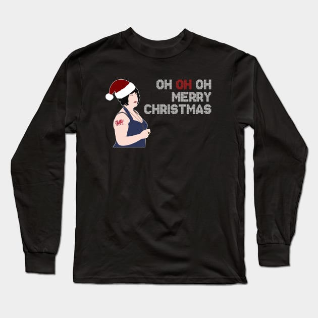 OH OH OH, Merry Christmas Nessa Long Sleeve T-Shirt by pink + pip